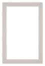 Passepartout 61x91,5cm Karton Grau Granit Rand 3cm Gerade - Vorne | Yourdecoration.de