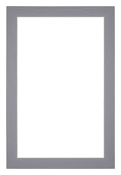 Passepartout 60x90cm Karton Grau Rand 3cm Gerade - Vorne | Yourdecoration.de