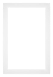 Passepartout 60x90cm Karton Weiss Rand 3cm Gerade - Vorne | Yourdecoration.de