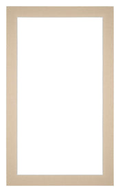 Passepartout 30x50cm Karton Beige Rand 3cm Gerade - Vorne | Yourdecoration.de