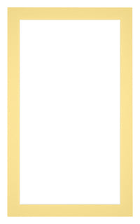 Passepartout 30x50cm Karton Gelb Rand 3cm Gerade - Vorne | Yourdecoration.de