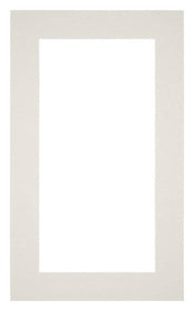 Passepartout 30x50cm Karton Hellgrau Rand 5cm Gerade - Vorne | Yourdecoration.de