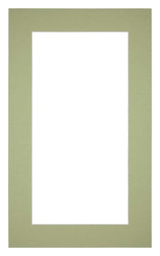 Passepartout 30x50cm Karton MintgrÃ¼n Rand 5cm Gerade - Vorne | Yourdecoration.de