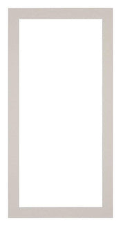 Passepartout 20x40cm Karton Grau Granit Rand 3cm Gerade - Vorne | Yourdecoration.de