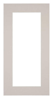 Passepartout 20x40cm Karton Grau Granit Rand 6cm Gerade - Vorne | Yourdecoration.de
