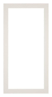 Passepartout 20x40cm Karton Hellgrau Rand 3cm Gerade - Vorne | Yourdecoration.de