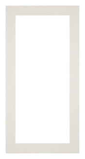 Passepartout 20x40cm Karton Hellgrau Rand 4cm Gerade - Vorne | Yourdecoration.de