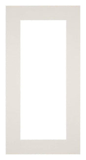 Passepartout 40x80cm Karton Hellgrau Rand 6cm Gerade - Vorne | Yourdecoration.de