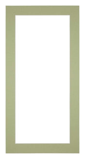Passepartout 20x40cm Karton MintgrÃ¼n Rand 4cm Gerade - Vorne | Yourdecoration.de
