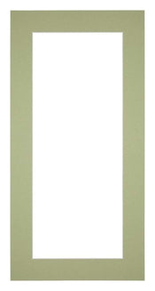 Passepartout 40x70cm Karton Mintgrün Rand 5cm Gerade - Vorne | Yourdecoration.de