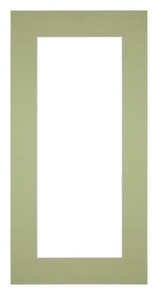Passepartout 40x80cm Karton MintgrÃ¼n Rand 6cm Gerade - Vorne | Yourdecoration.de