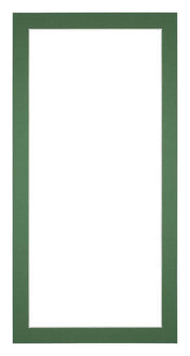 Passepartout 20x40cm Karton WaldgrÃ¼n Rand 3cm Gerade - Vorne | Yourdecoration.de