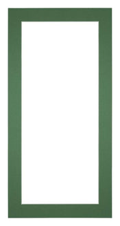 Passepartout 20x40cm Karton WaldgrÃ¼n Rand 4cm Gerade - Vorne | Yourdecoration.de