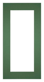 Passepartout 40x80cm Karton WaldgrÃ¼n Rand 6cm Gerade - Vorne | Yourdecoration.de