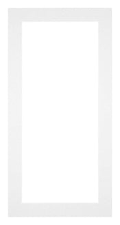Passepartout 20x40cm Karton Weiss Rand 4cm Gerade - Vorne | Yourdecoration.de
