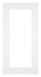 Passepartout 40x80cm Karton Weiss Rand 6cm Gerade - Vorne | Yourdecoration.de