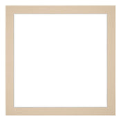 Passepartout 45x45cm Karton Beige Rand 3cm Gerade - Vorne | Yourdecoration.de