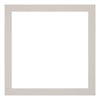 Passepartout 50x50cm Karton Grau Granit Rand 3cm Gerade - Vorne | Yourdecoration.de