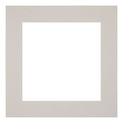 Passepartout 50x50cm Karton Grau Granit Rand 6cm Gerade - Vorne | Yourdecoration.de