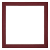 Passepartout 40x40cm Karton Weinrot Rand 3cm Gerade - Vorne | Yourdecoration.de