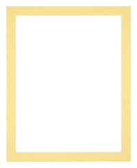 Passepartout 35x45cm Karton Gelb Rand 3cm Gerade - Vorne | Yourdecoration.de