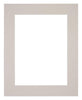 Passepartout 56x71cm Karton Grau Granit Rand 6cm Gerade - Vorne | Yourdecoration.de