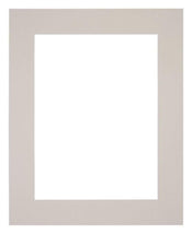 Passepartout 25x30cm Karton Grau Granit Rand 6cm Gerade - Vorne | Yourdecoration.de
