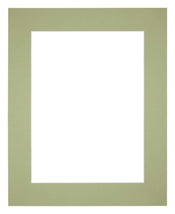 Passepartout 25x30cm Karton MintgrÃ¼n Rand 6cm Gerade - Vorne | Yourdecoration.de