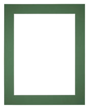 Passepartout 70x90cm Karton WaldgrÃ¼n Rand 5cm Gerade - Vorne | Yourdecoration.de