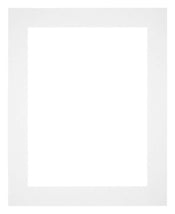 Passepartout 70x90cm Karton Weiss Rand 5cm Gerade - Vorne | Yourdecoration.de