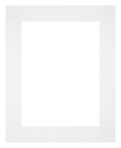 Passepartout 24x30cm Karton Weiss Rand 6cm Gerade - Vorne | Yourdecoration.de