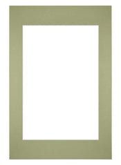 Passepartout 40x60cm Karton MintgrÃ¼n  Rand Gerade - Vorne | Yourdecoration.de