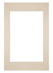 Passepartout 40x60cm Karton Teint Rand Gerade - Vorne | Yourdecoration.de