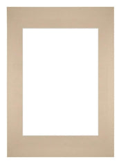Passepartout 42x59,4cm A2/A3 Karton Beige Rand Gerade - Vorne | Yourdecoration.de