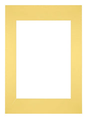Passepartout 42x59,4cm A2/A3 Karton Gelb Rand Gerade - Vorne | Yourdecoration.de