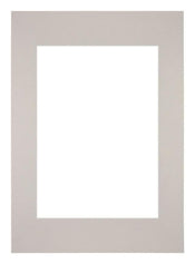 Passepartout 42x59,4cm A2/A3 Karton Grau Granit Rand Gerade - Vorne | Yourdecoration.de