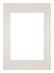 Passepartout 42x59,4cm A2/A3 Karton Hellgrau Rand Gerade - Vorne | Yourdecoration.de