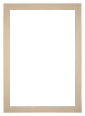 Passepartout 70x100cm Karton Beige Rand 4cm Gerade - Vorne | Yourdecoration.de