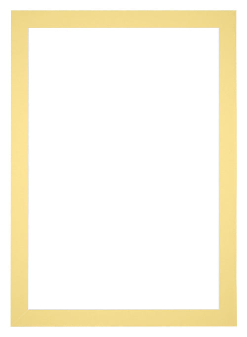 Passepartout 60x84cm Karton Gelb Rand 4cm Gerade - Vorne | Yourdecoration.de