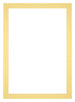 Passepartout 60x84cm Karton Gelb Rand 4cm Gerade - Vorne | Yourdecoration.de