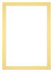 Passepartout 70x100cm Karton Gelb Rand 4cm Gerade - Vorne | Yourdecoration.de