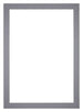 Passepartout 70x100cm Karton Grau Rand 4cm Gerade - Vorne | Yourdecoration.de