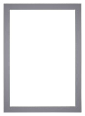 Passepartout 30x42cm Karton Grau Rand 4cm Gerade - Vorne | Yourdecoration.de
