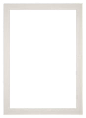 Passepartout 70x100cm Karton Hellgrau Rand 4cm Gerade - Vorne | Yourdecoration.de