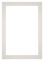 Passepartout 30x42cm Karton Hellgrau Rand 5cm Gerade - Vorne | Yourdecoration.de