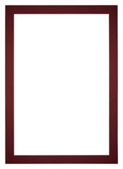 Passepartout 30x42cm Karton Weinrot Rand 4cm Gerade - Vorne | Yourdecoration.de