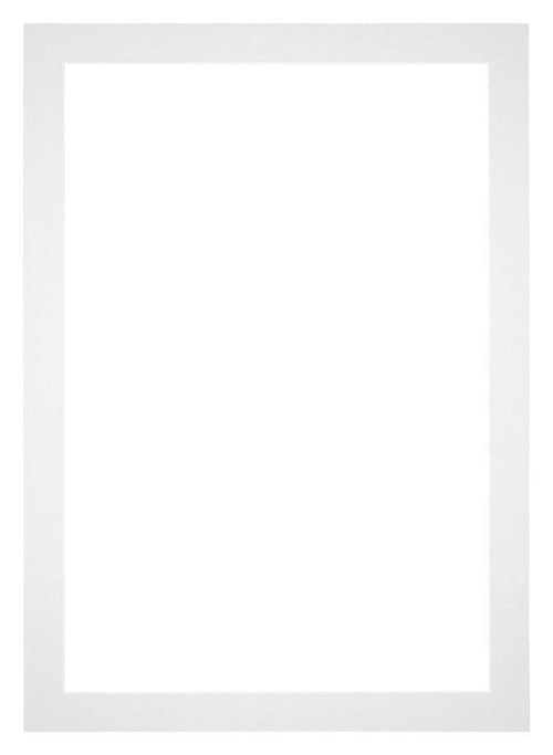 Passepartout 60x84cm Karton Weiss Rand 4cm Gerade - Vorne | Yourdecoration.de