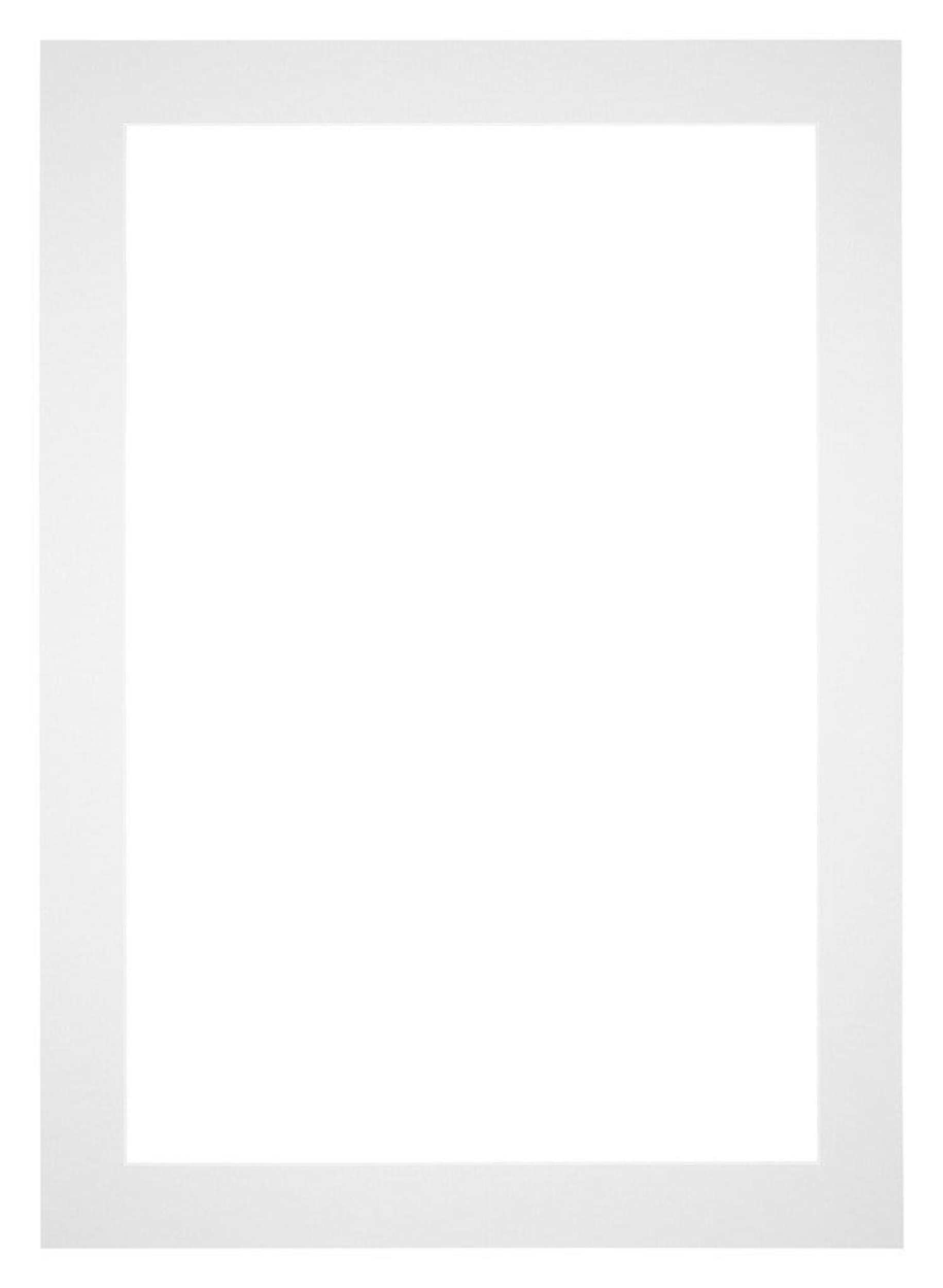 Yd. Passepartout 40x40 Cm Für 35x35 Cm Fotos - Weißer Museumkarton Säurefrei