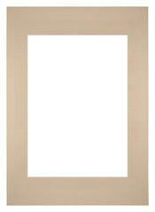 Passepartout 59,4x84cm A1/A2 Karton Beige Rand Gerade - Vorne | Yourdecoration.de