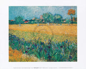 Vincent Van Gogh - Vista di Arles Con Irises Kunstdruck 30x24cm | Yourdecoration.de